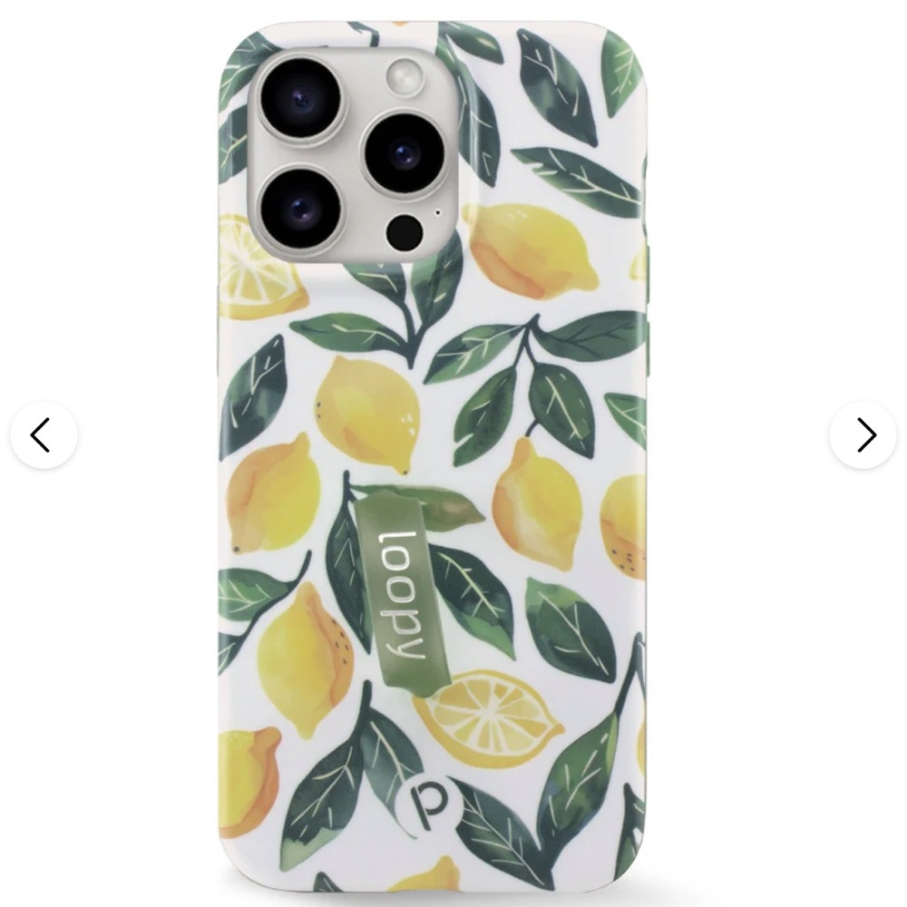 Loopy Case Lemon Pattern Phone Case 15 Pro Max